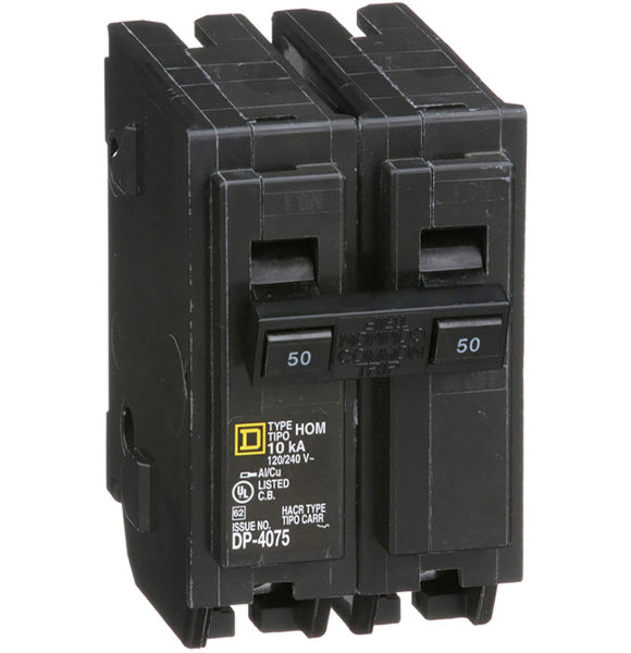Square D HOM250 Miniature Circuit Breaker 120/240V 50A