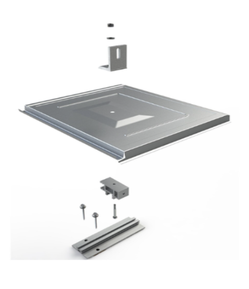 UNIRAC Flashkit TR Flat-Tile Mill (Pack of 10).