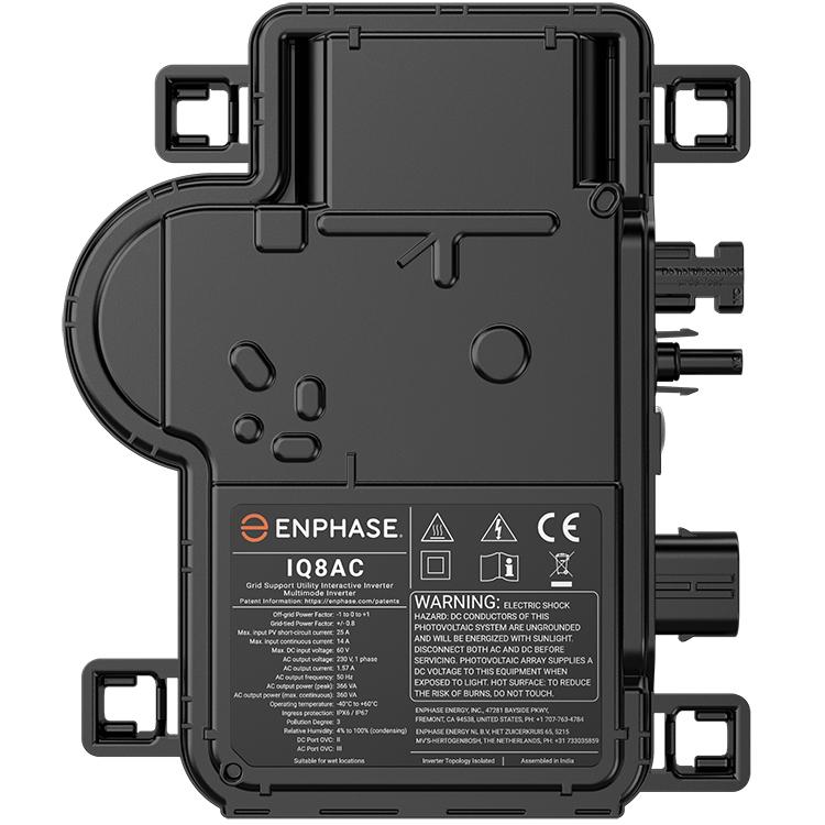 Enphase IQ8AC microinverter, 366 VA peak power
