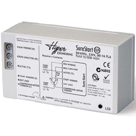 Soft starters needed for HVAC loads with current rating from 16A to 32A