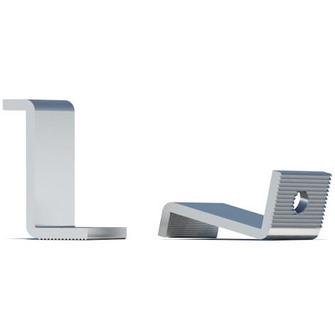 BX Top Clamp, 40mm, Mill (Priced as each)