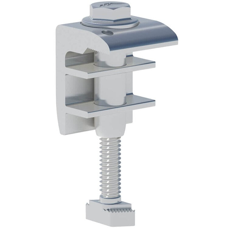 End Fastening Object (End Clamp, 30-40MM), Mill (Priced as each)