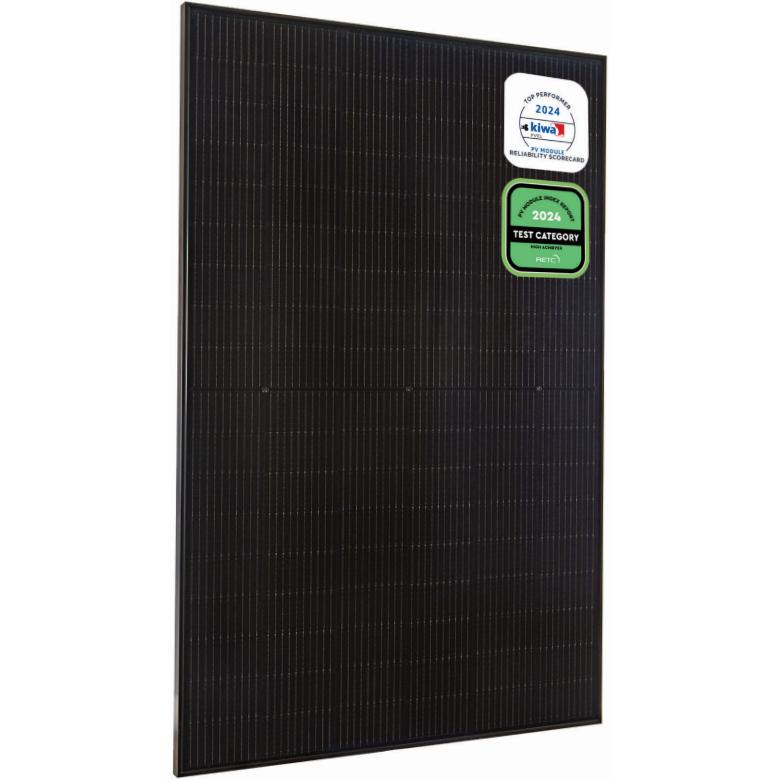 Mission Solar 410 W, PERC 108 half cut-cells, 35mm, Black Frame, Black Backsheet, MC4 Connector