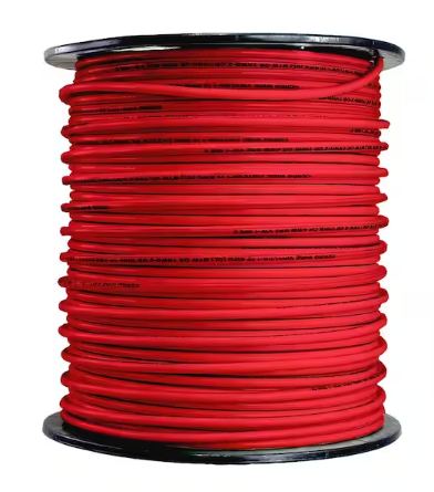 THHN/THWN-2 10 AWG Wire, 1C (STR) 600V 500'-Red