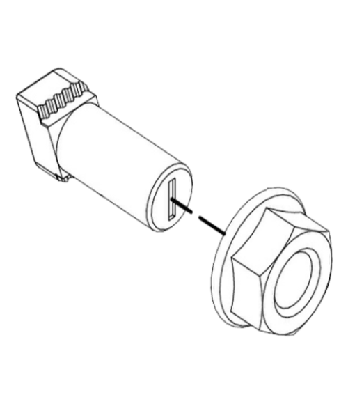 UNIRAC Bonding T-BOLT & NUT 3/8 in x 1 in (Pack of 20).