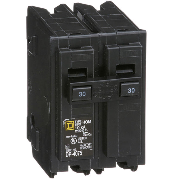 Square D HOM230 Miniature Circuit Breaker 120/240V 30A