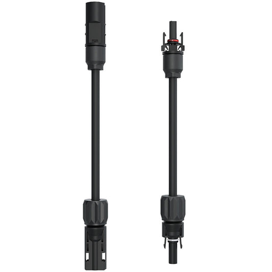 Enphase male and female adapters with DC cable.