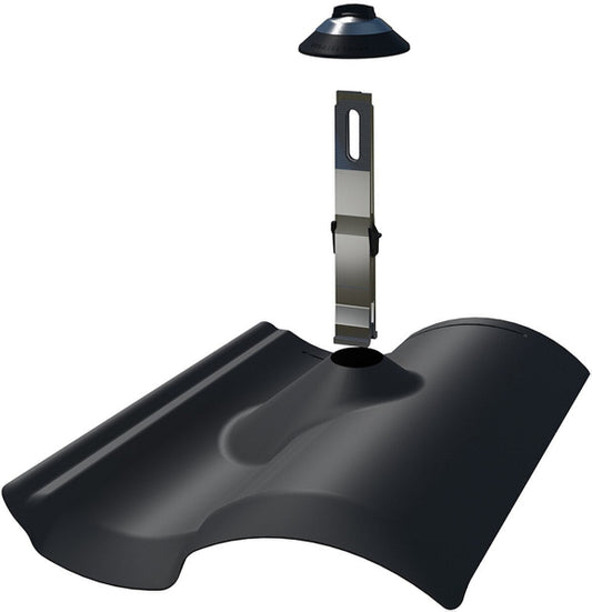 Pegasus Solar S-Tile Flashing w/Scissor & Metalized EPDM