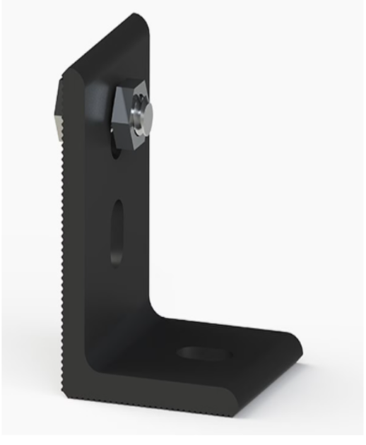 UNIRAC SM L-Feet w/T-Bolt, Dark (Pack of 20).