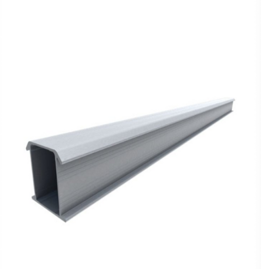 IronRidge QM LTE Rail 165.4" - Mill, QM-CF-LT-165M