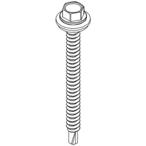 UniRac, 003251W, DTD #14 3IN Self-Drill Screw (Pack of 80)