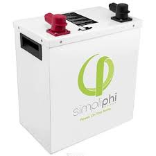 Simpliphi PHI 3.8 kWh Deep-Cycle LFP Battery, 48V.