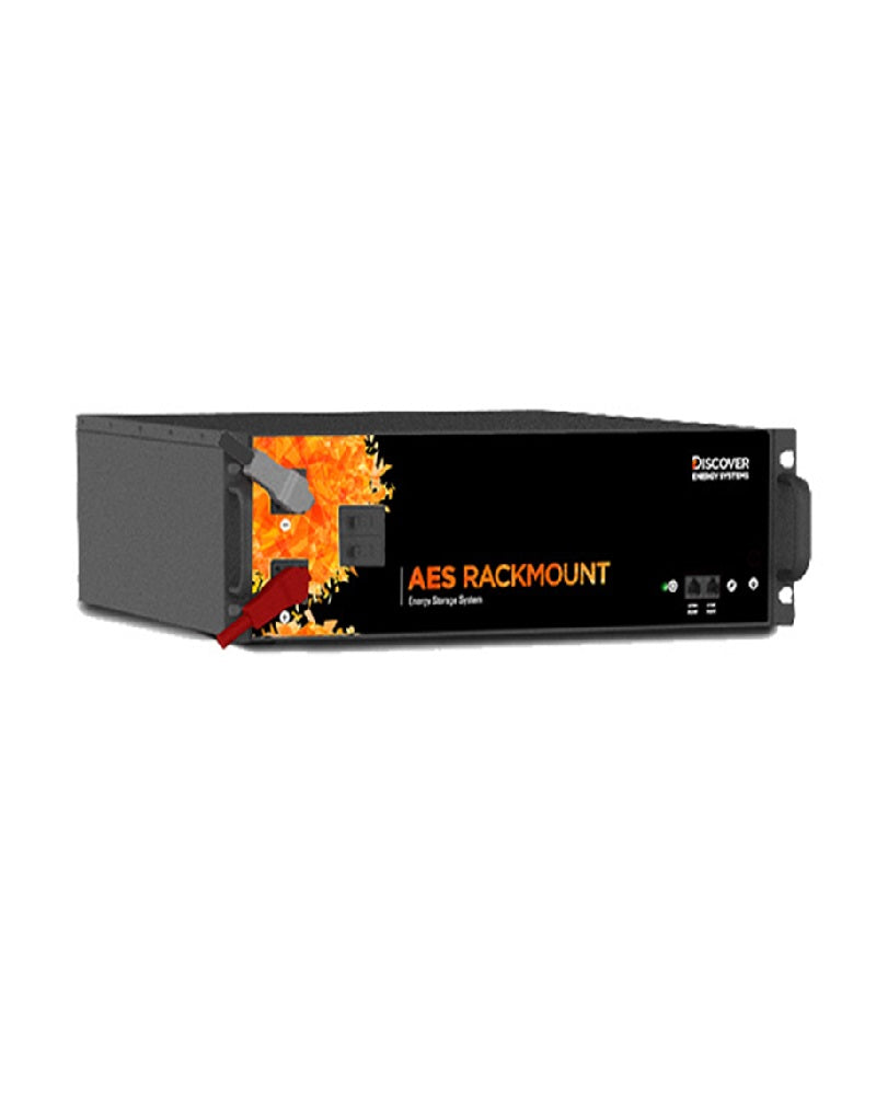 AES Rackmount 5.0 kWh 51.2V 100Ah Heated Battery - 3U 19.