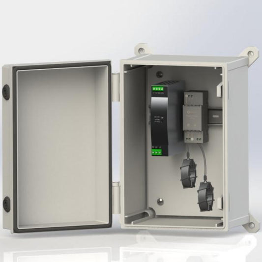 Dual Core Transmitter - PLC-Outdoor Kit IP65, 180-550VAC Power Supply