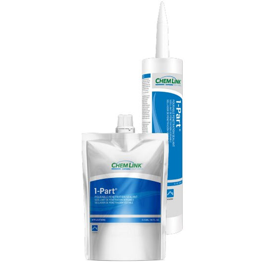 Chem Link 1-Part Pourable Sealant, ½ gallon pouch. 4 per carton Priced by box of (4)
