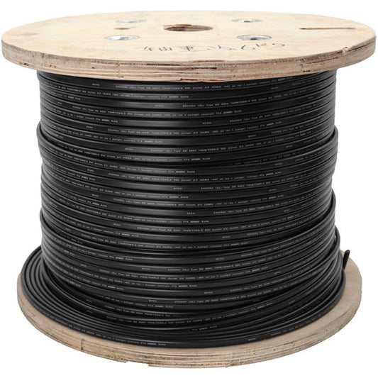 BULK Q Cable, 12 AWG, no connectors. Each spool is 300m long