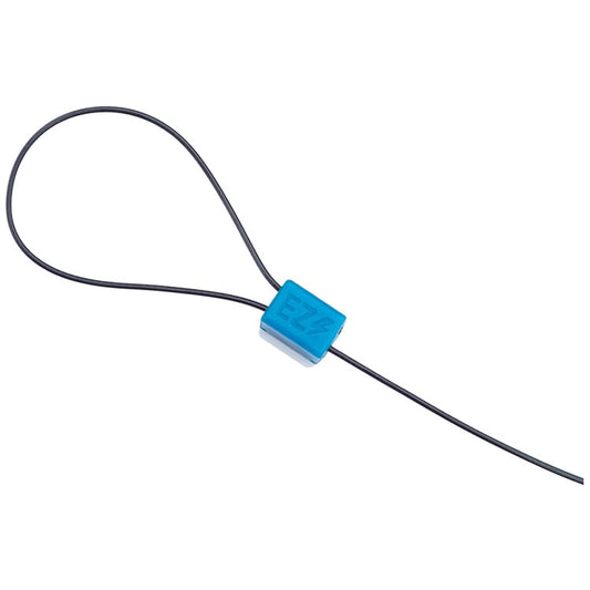 CableLoc – 14”, with round stainless-steel core and polymer jacket, built to last the life of the asset while being gentle on wires. Tool-free installation eliminates need for crimping