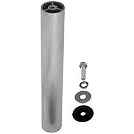 QBase 11.5" Post (incl. post to rack h/w), Mill (Priced as each)