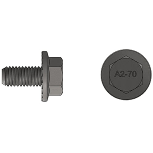 S-5 M8-1.25x17mm Flanged Bolt ###Order in (50) MOQ box size increments###