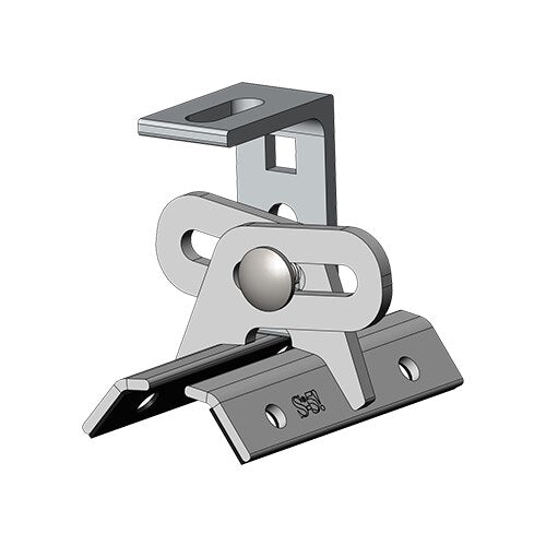 Aluminum version of the S-5! ProteaBracket, w/ (4) drill point S-5! Screws. Width and height adjustable