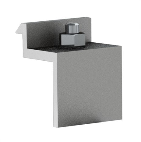Unirac SM Endclamps, clear anodized, Integrated Bonding, Size C for frames 33mm to 36mm (Priced as 1 ea)