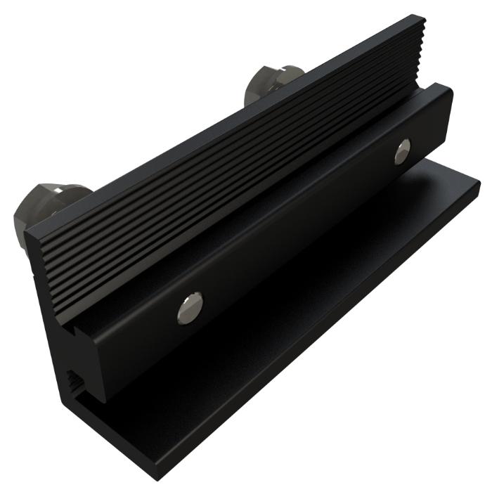 Unirac SM Splice Bars, Integrated Bonding, Dark Anodized (Priced as 1 ea)