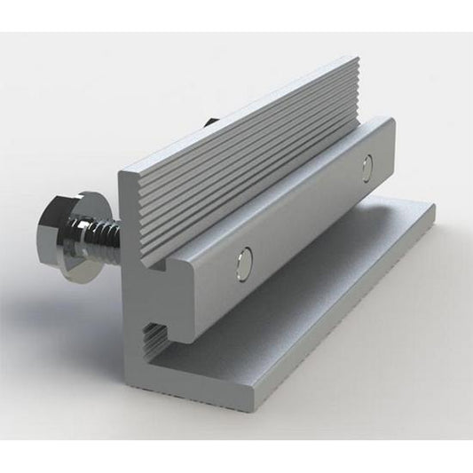 Unirac SM Splice Bars, Integrated Bonding, Mill (Priced as 1 ea)